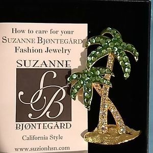 Suzanne Bjontegard Palm Tree Brooch